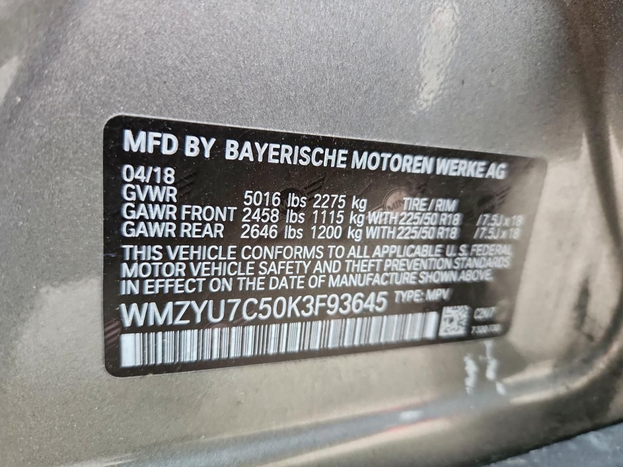 2019 Mini Cooper s e Countryman All4