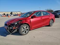 Salvage cars for sale from Copart Wilmer, TX: 2021 KIA Forte fe