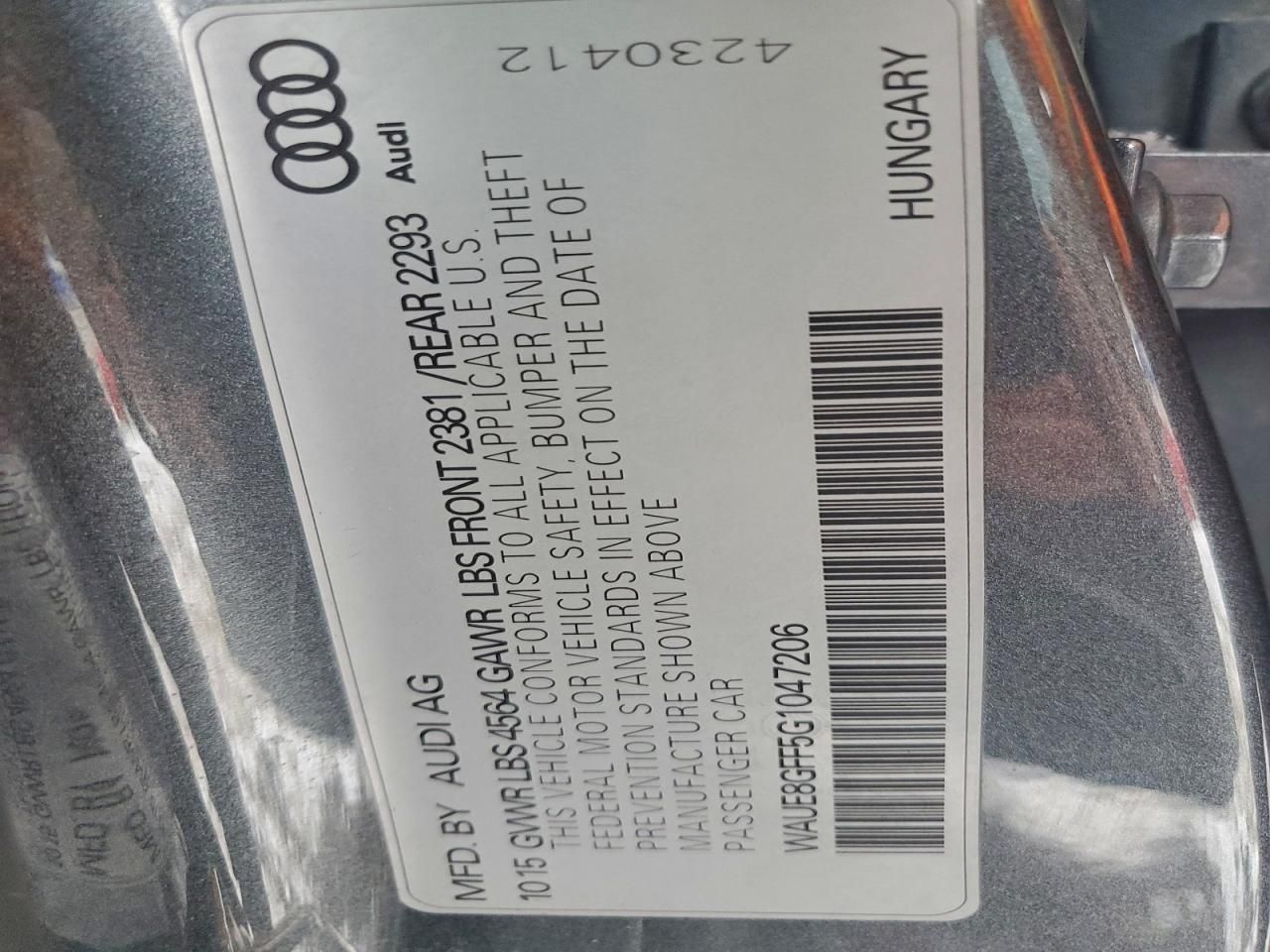 2016 Audi A3 Premium Plus