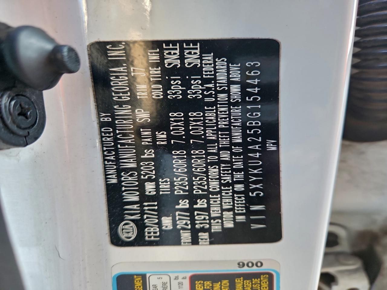 2011 KIA Sorento ex