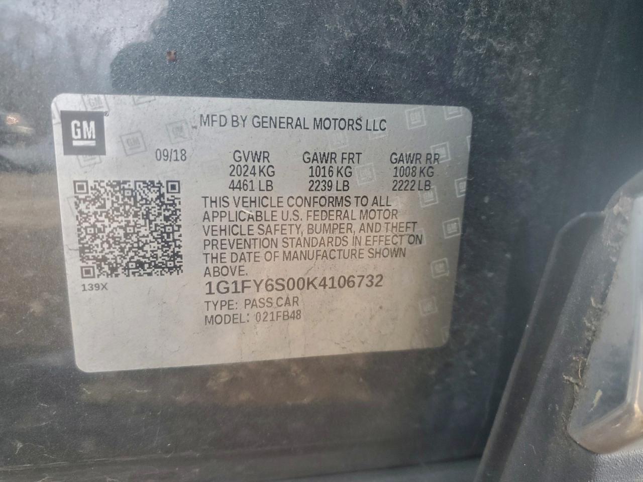 2019 Chevrolet Bolt ev lt