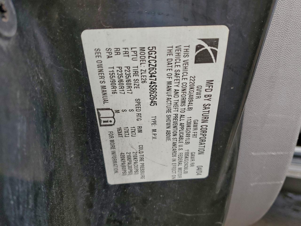 2004 Saturn Vue