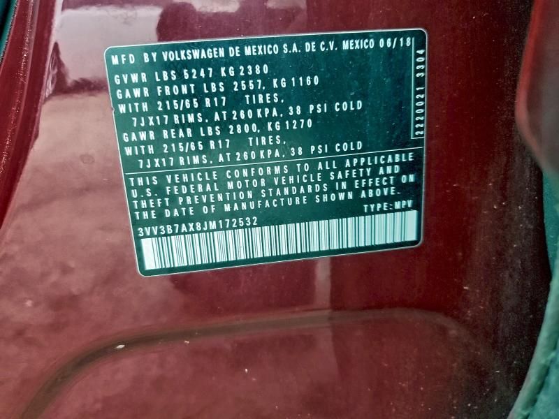 2018 Volkswagen Tiguan se