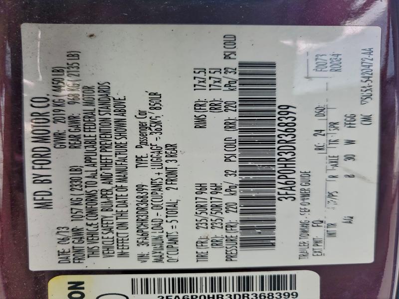 2013 Ford Fusion se