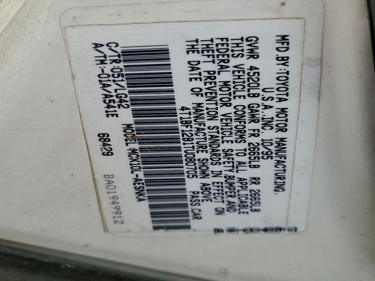 1996 Toyota Avalon xl