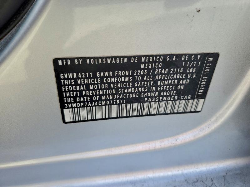 2012 Volkswagen Jetta se