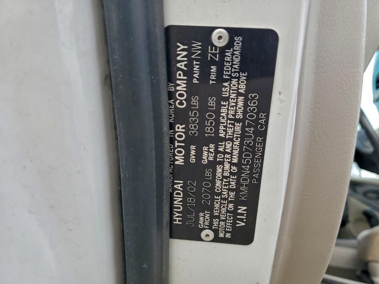2003 Hyundai Elantra gls