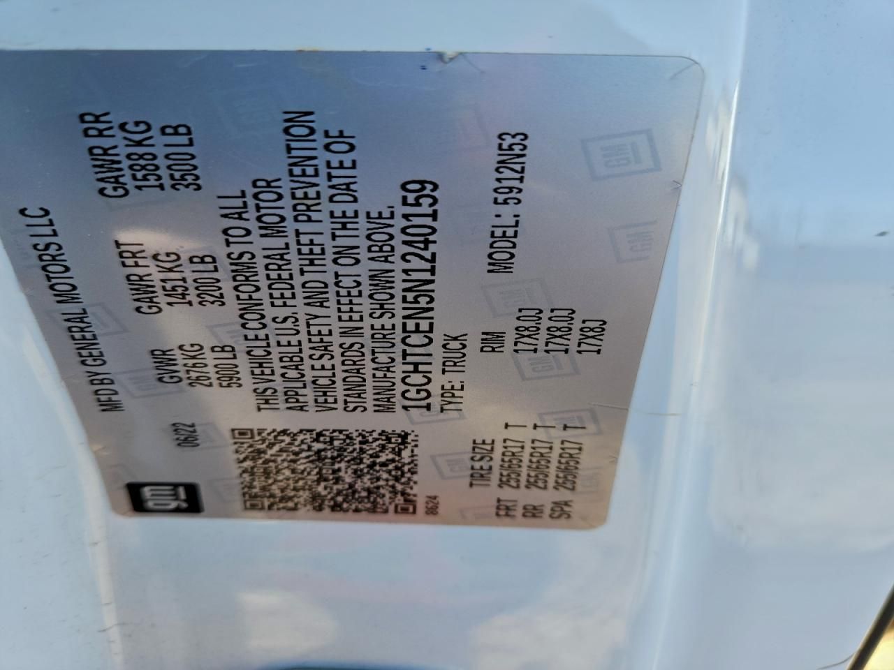 2022 Chevrolet Colorado lt