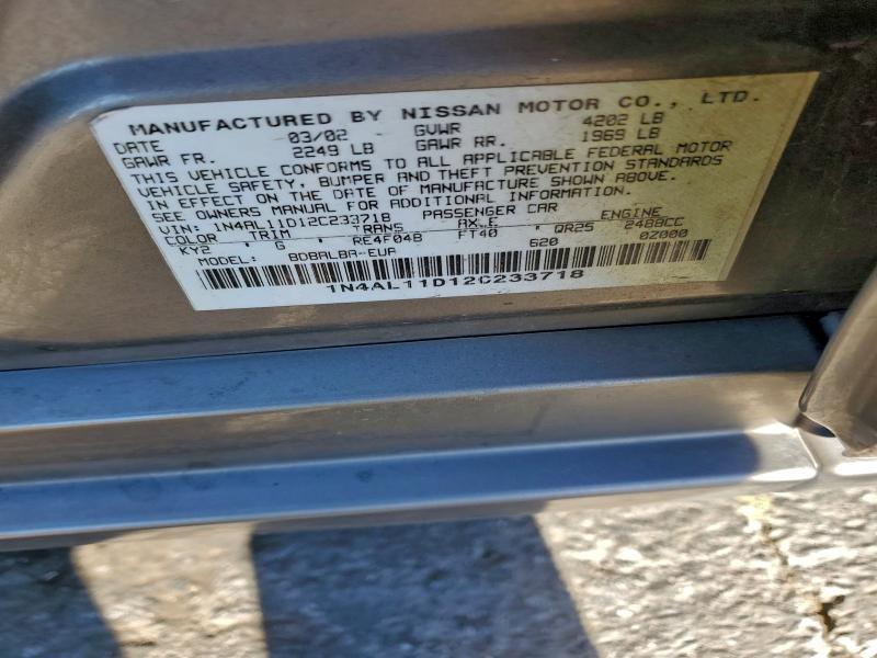 2002 Nissan Altima Base