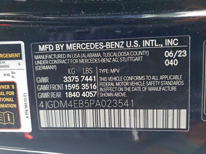 2023 Mercedes-Benz Eqs suv 580 4matic