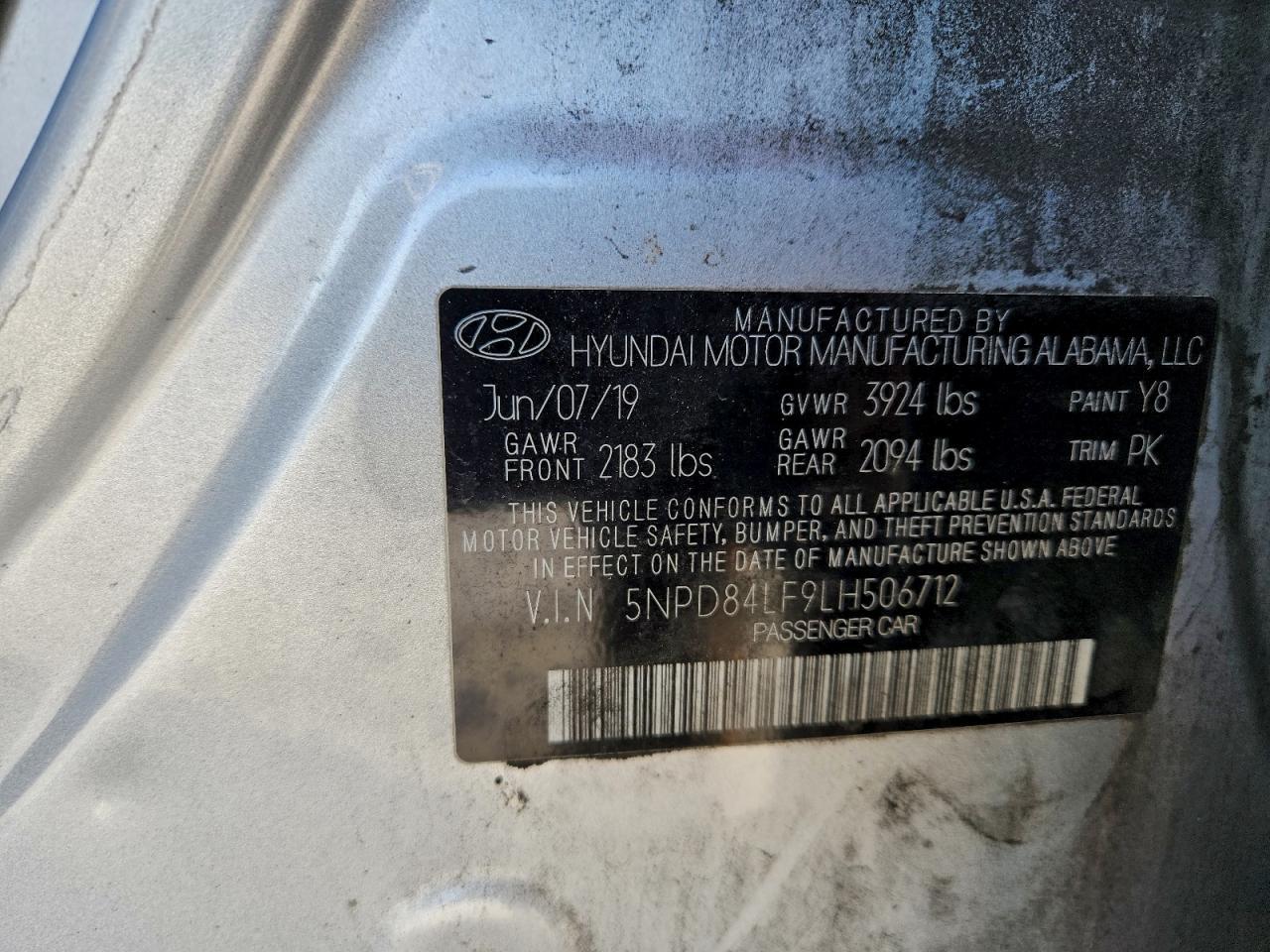 2020 Hyundai Elantra sel