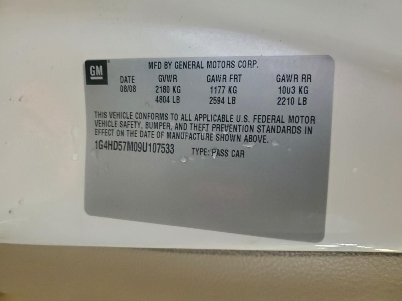 2009 Buick Lucerne cxl