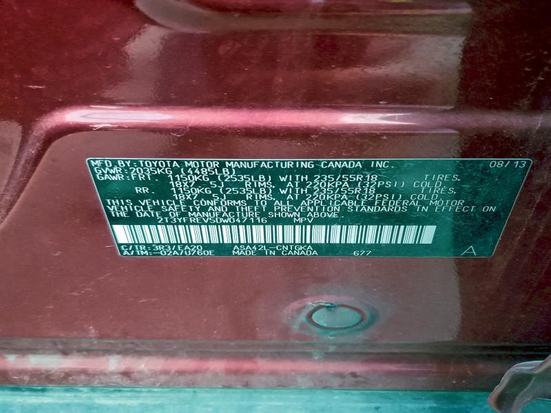 2013 Toyota Rav4 Limited