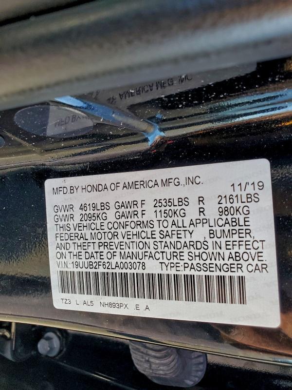 2020 Acura Tlx Technology