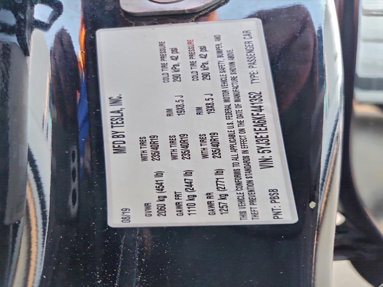 2019 Tesla Model 3