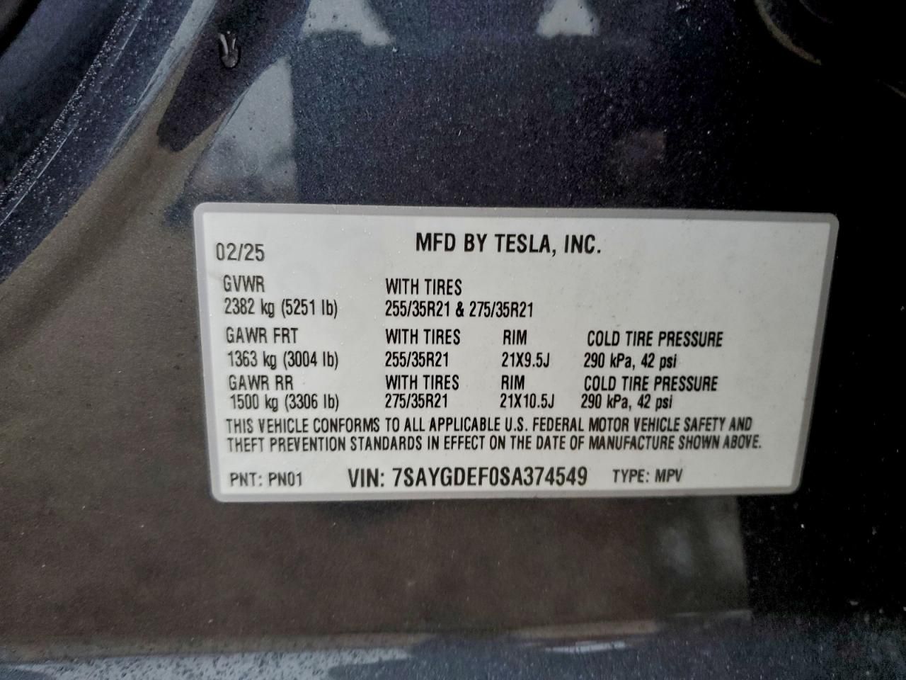 2025 Tesla Model y