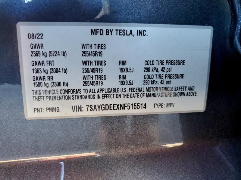 2022 Tesla Model y