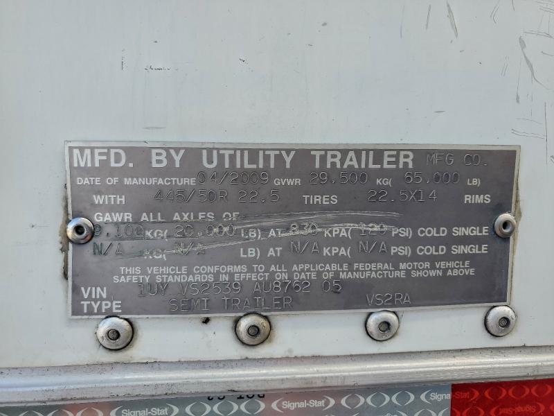 2010 Utility VS2RA Refrigerated Van Trailer