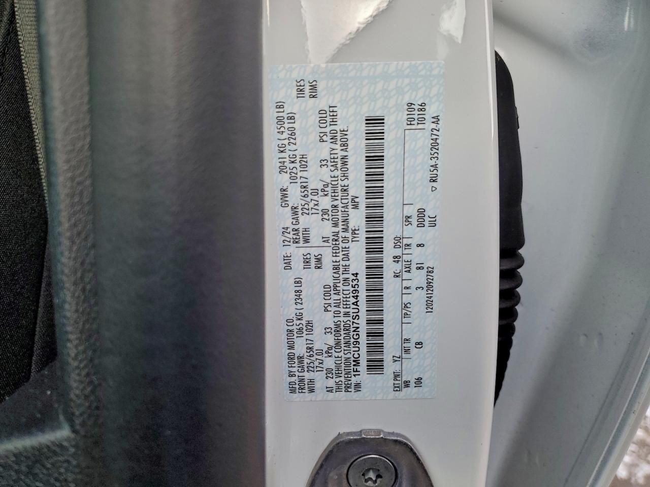 2025 Ford Escape Active