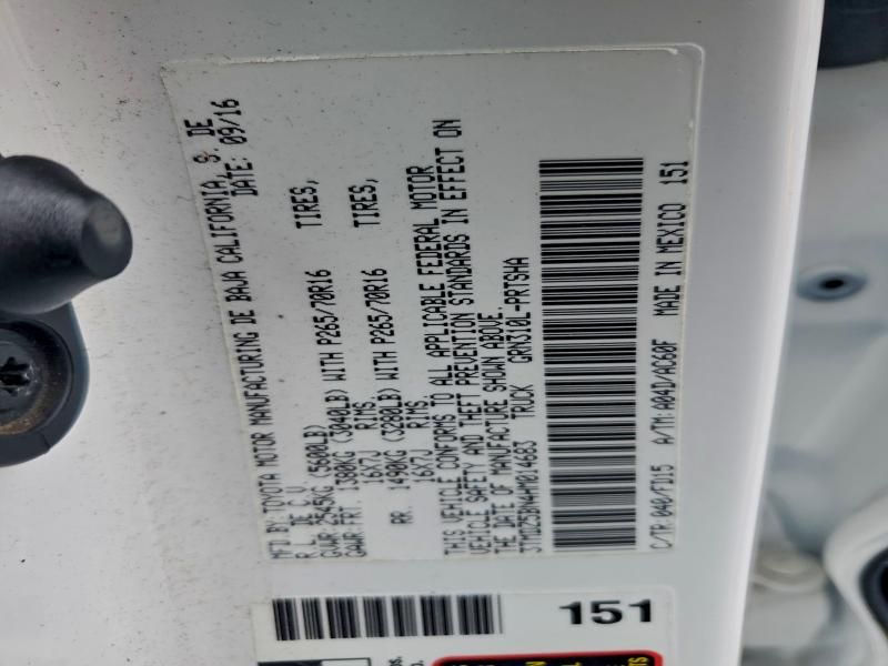 2017 Toyota Tacoma Double cab