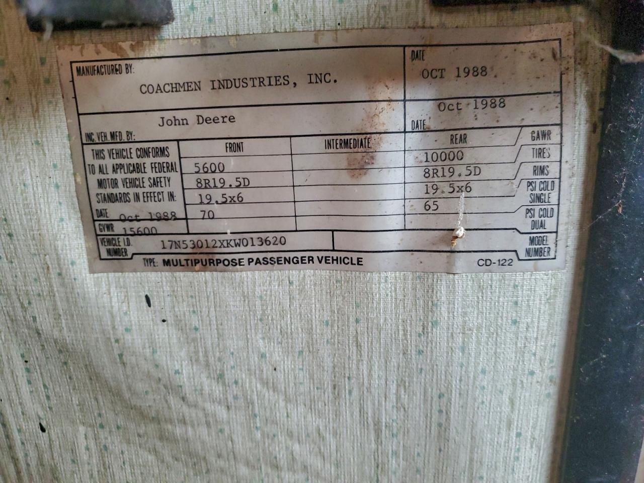 1989 Coachmen Royal M-360 MB-Deere