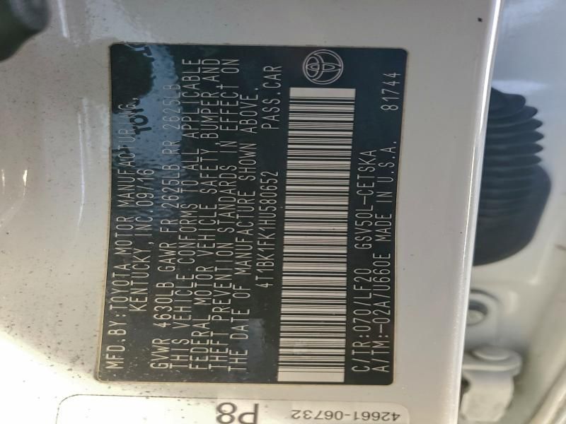 2017 Toyota Camry xse