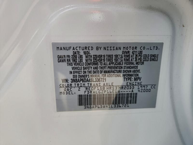 2025 Nissan Kicks sr