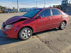 KIA salvage cars for sale: 2009 KIA Spectra ls