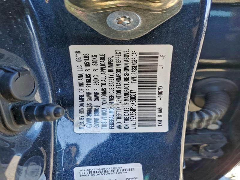 2019 Honda Insight lx