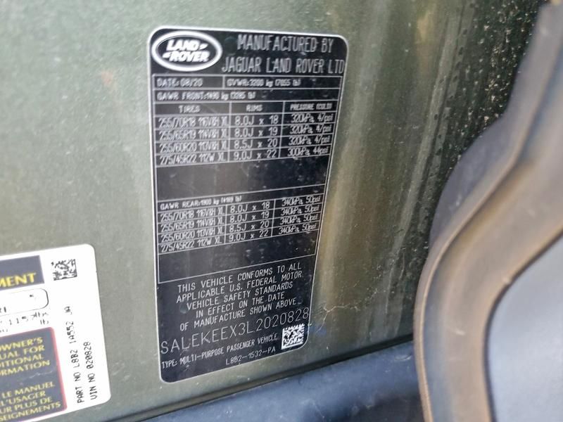 2020 Land Rover Defender 110