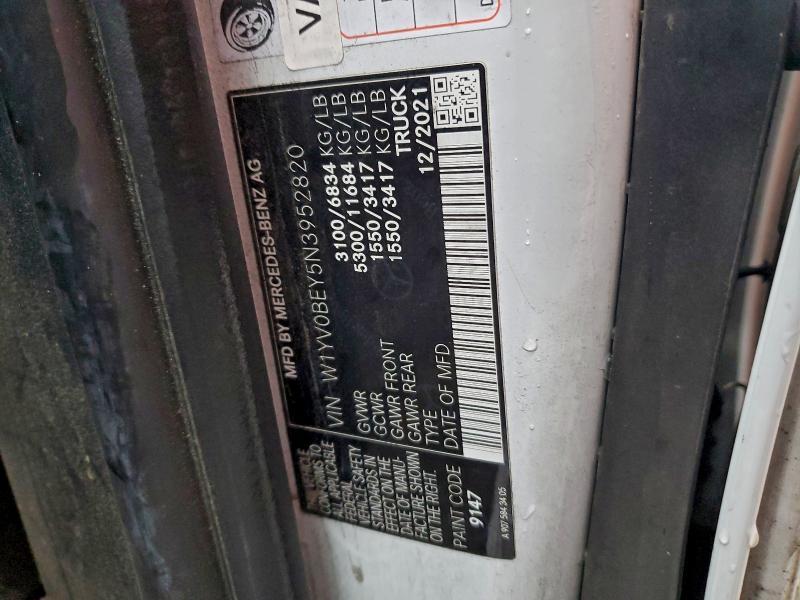 2022 Mercedes-Benz Metris Delivery van