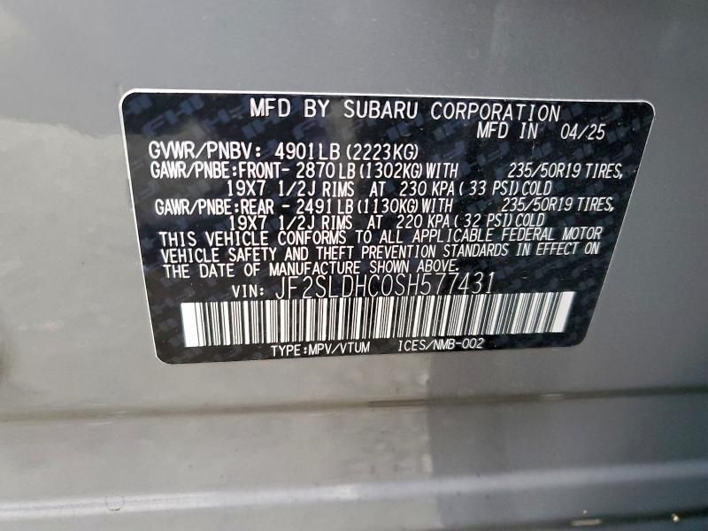 2025 Subaru Forester Sport