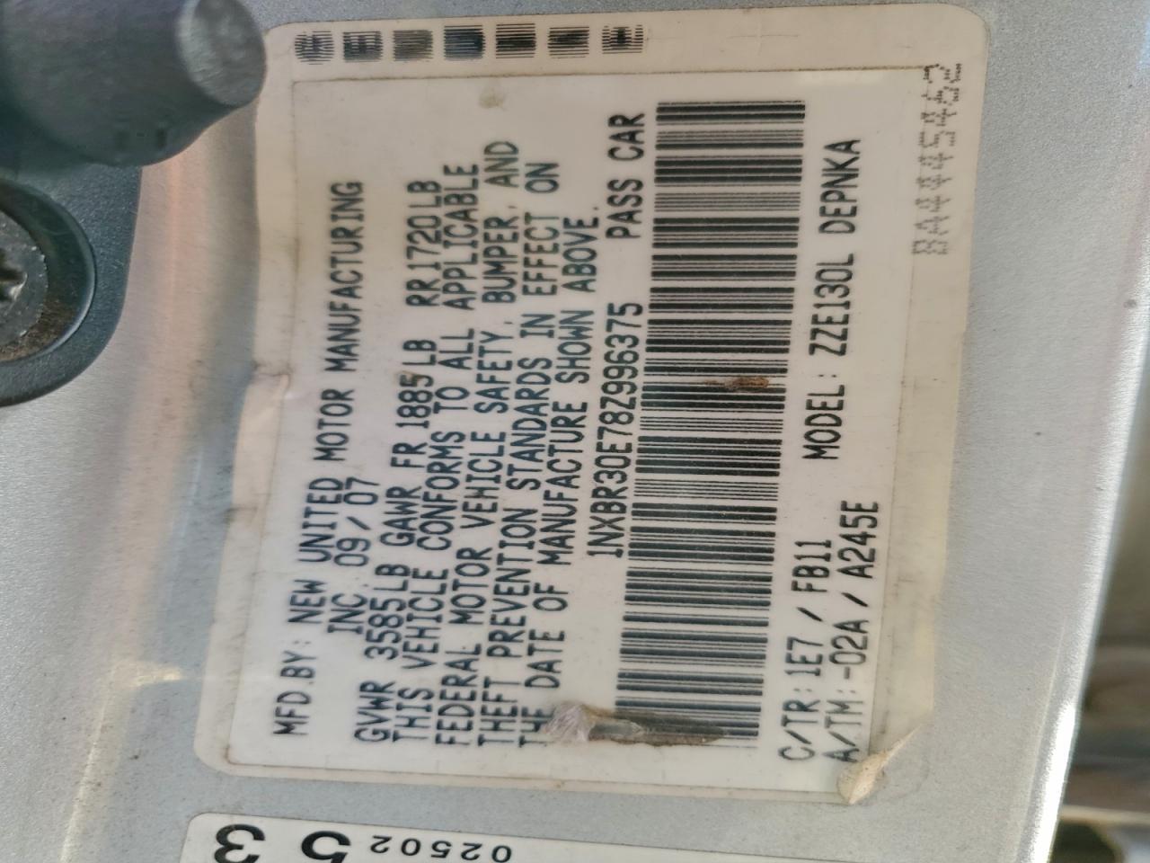 2008 Toyota Corolla ce