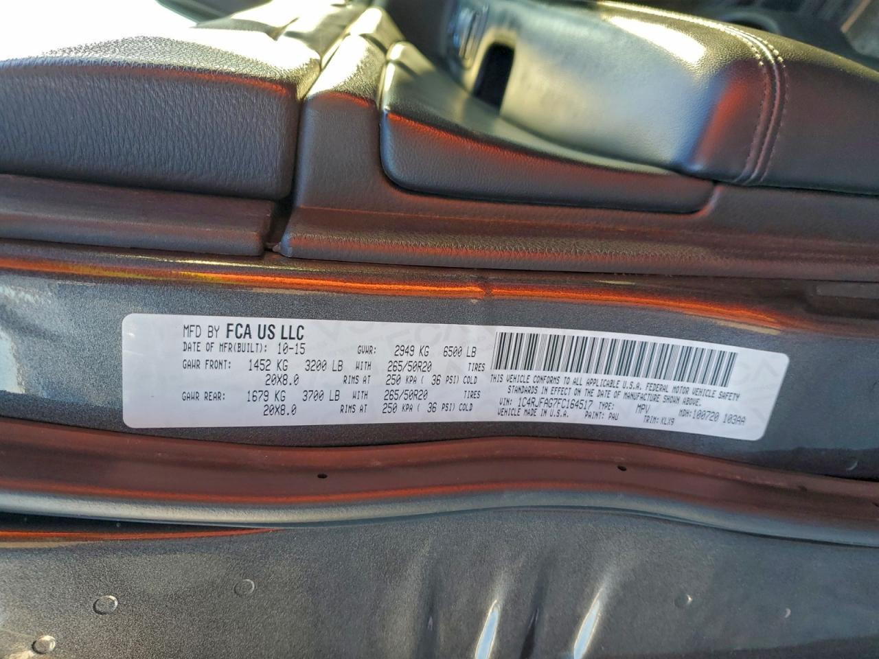 2015 Jeep Grand Cherokee Laredo
