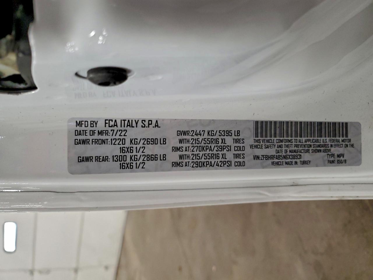 2022 Dodge RAM Promaster City Delivery Van