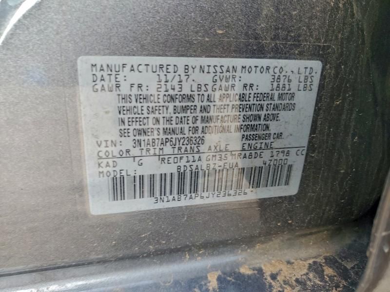 2018 Nissan Sentra s