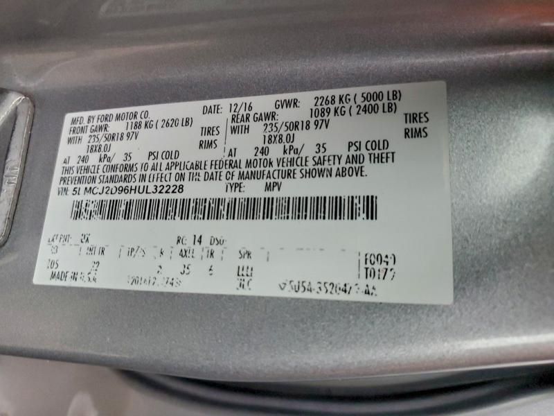 2017 Lincoln Mkc Select