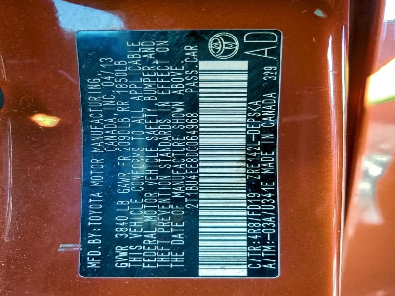 2013 Toyota Corolla Base