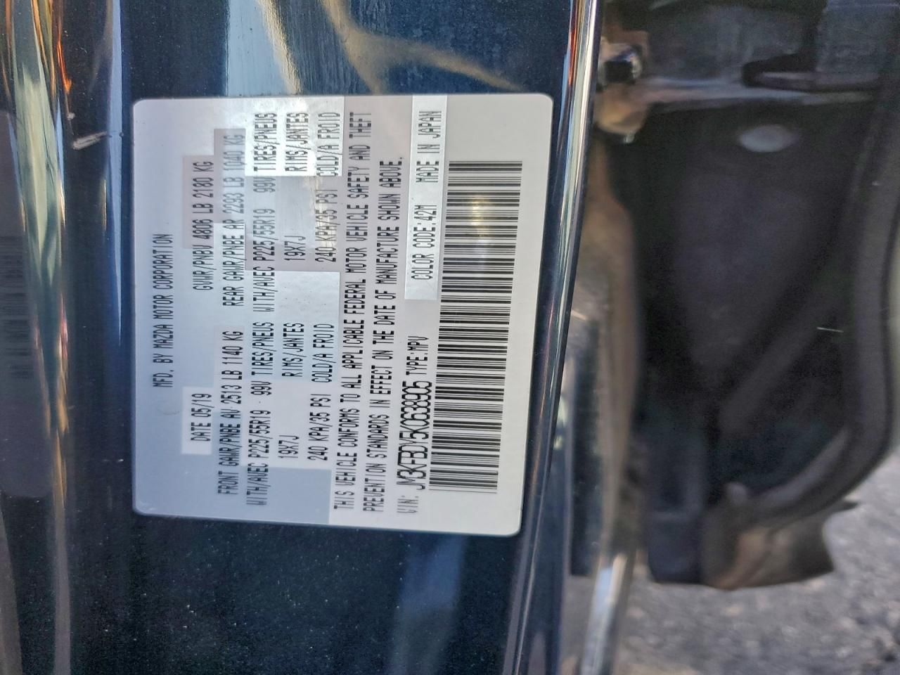 2019 Mazda Cx-5 Grand Touring Reserve