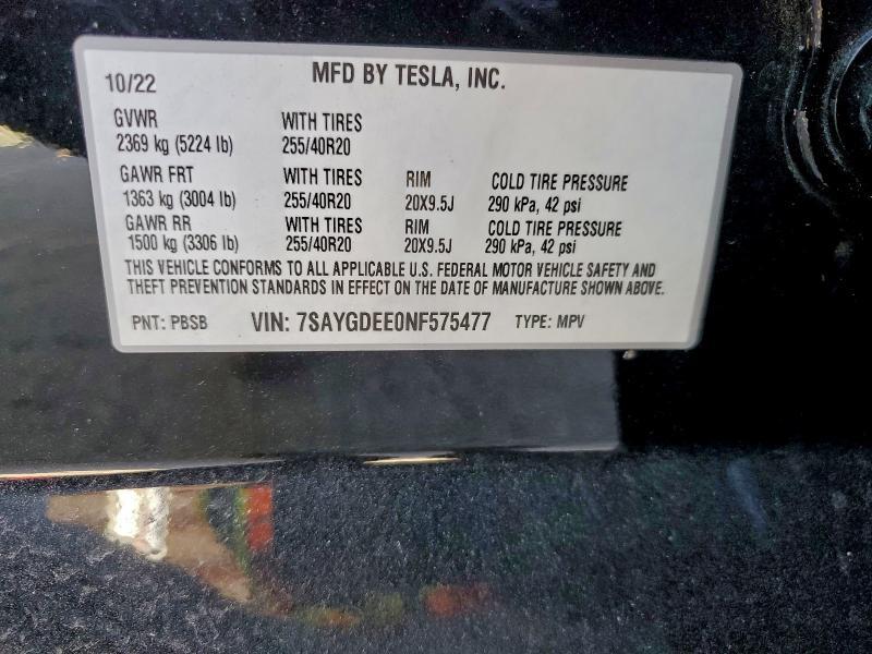 2022 Tesla Model y
