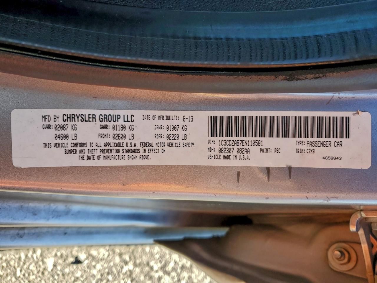 2014 Dodge Avenger se