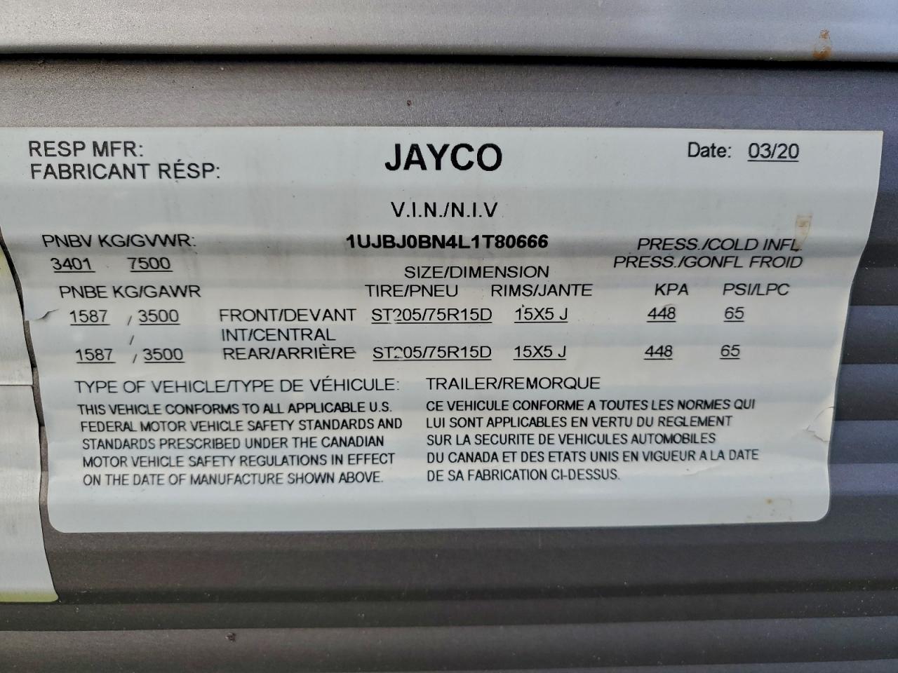 2020 Jayco Jay JAY Flight