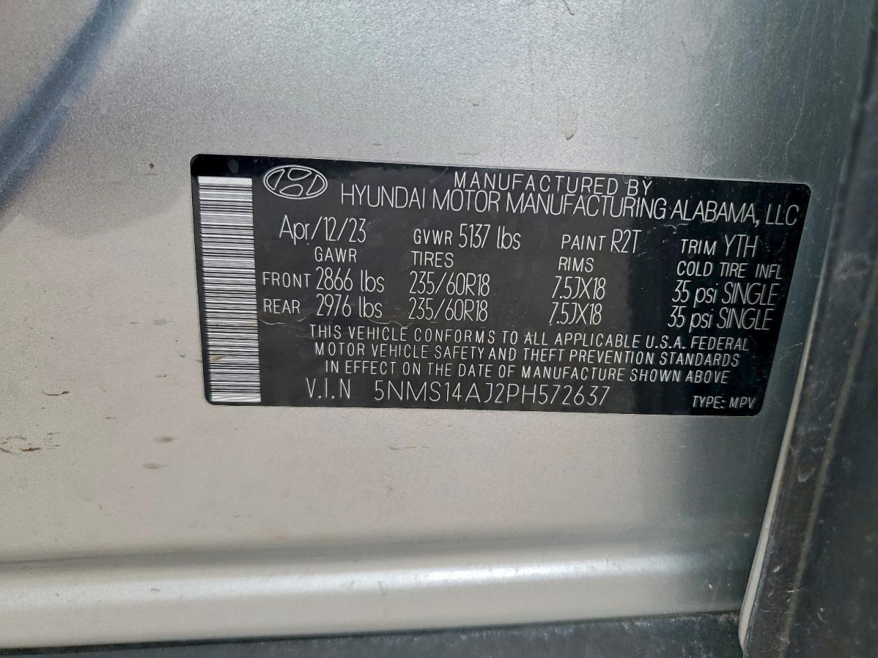 2023 Hyundai Santa fe se