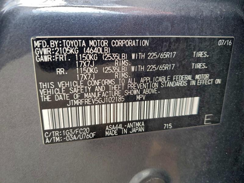 2016 Toyota Rav4 xle