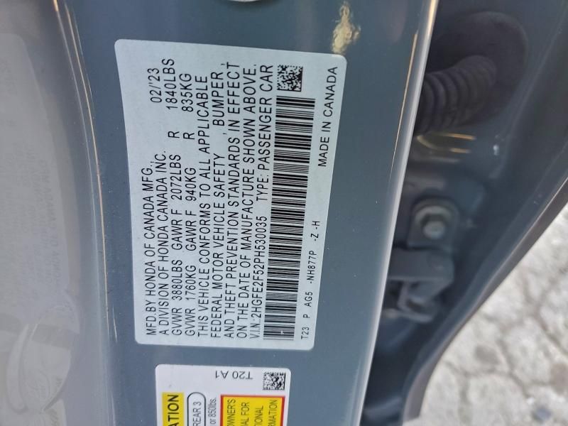 2023 Honda Civic Sport