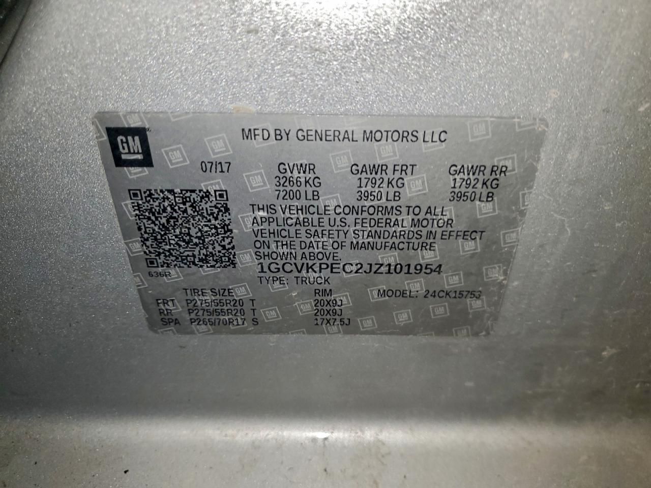 2018 Chevrolet Silverado K1500 Custom