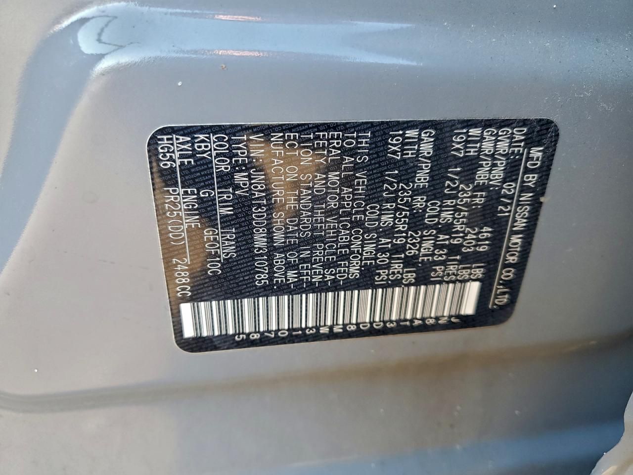 2021 Nissan Rogue Platinum