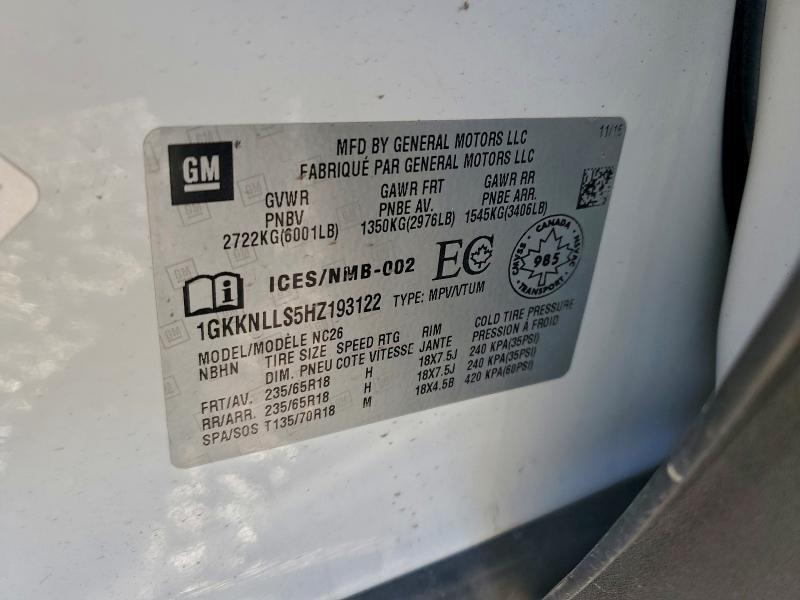 2017 GMC Acadia sle