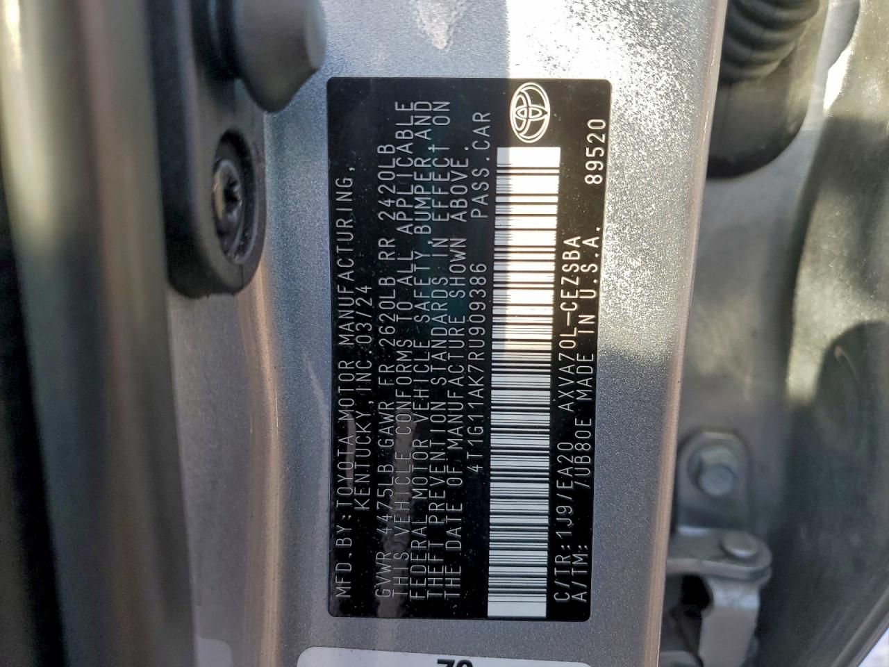 2024 Toyota Camry se Night Shade