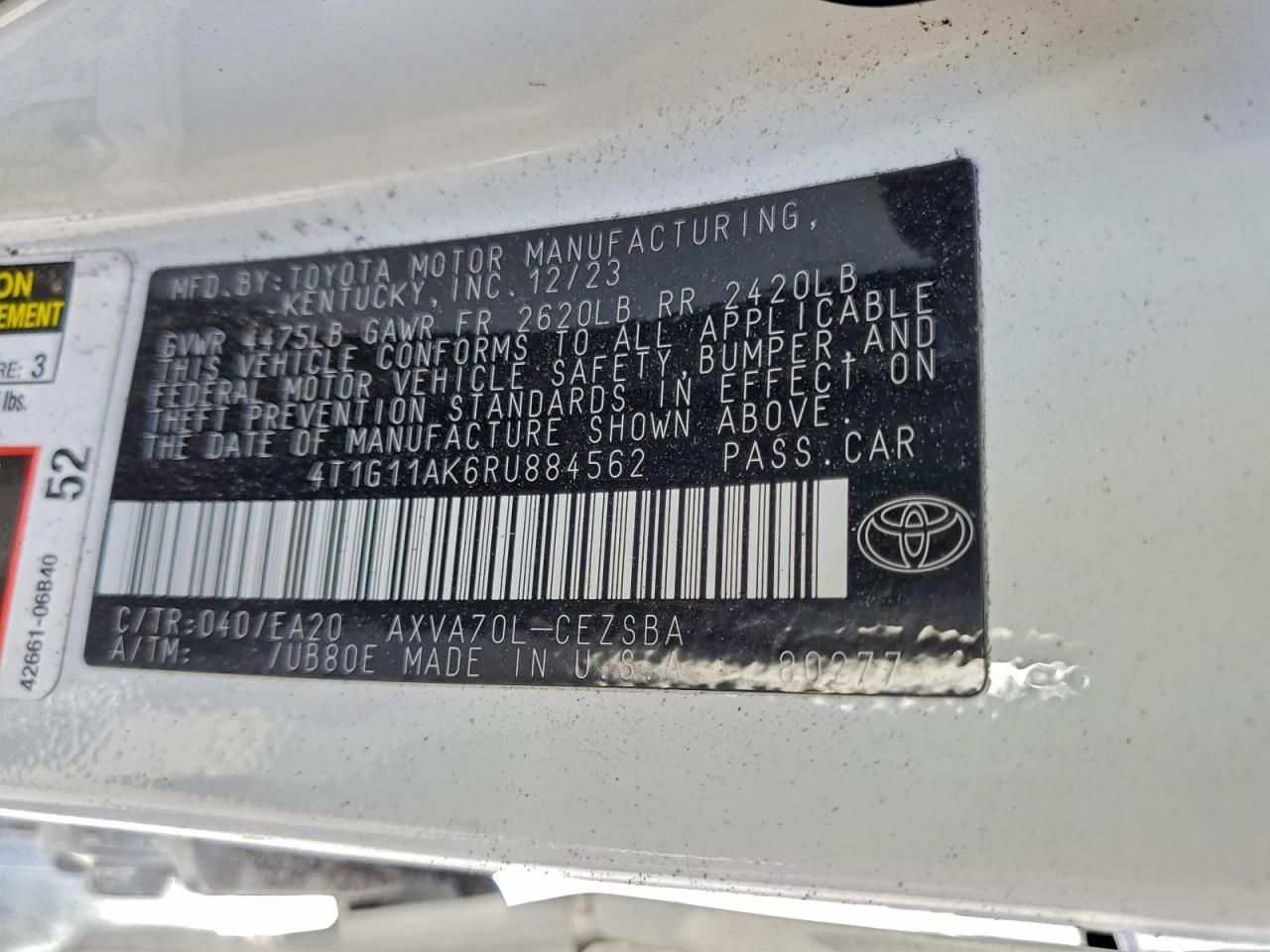 2024 Toyota Camry se Night Shade